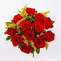 Buquê Clássico De 12 Rosas Vermelhas Naturais