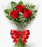 Buquê Estilo 3 Rosas Nacionais Vermelhas